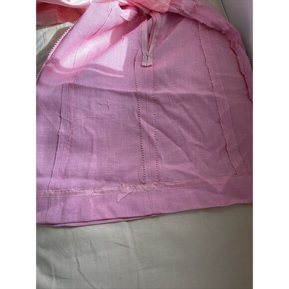VTG 60’s Craig Pink Dress Sleeveless Draped Collar S - Picture 5 of 10